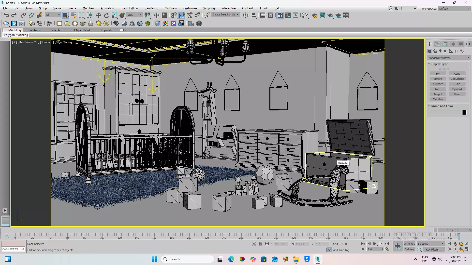 Baby Room 3D model Low-poly 3D model_4