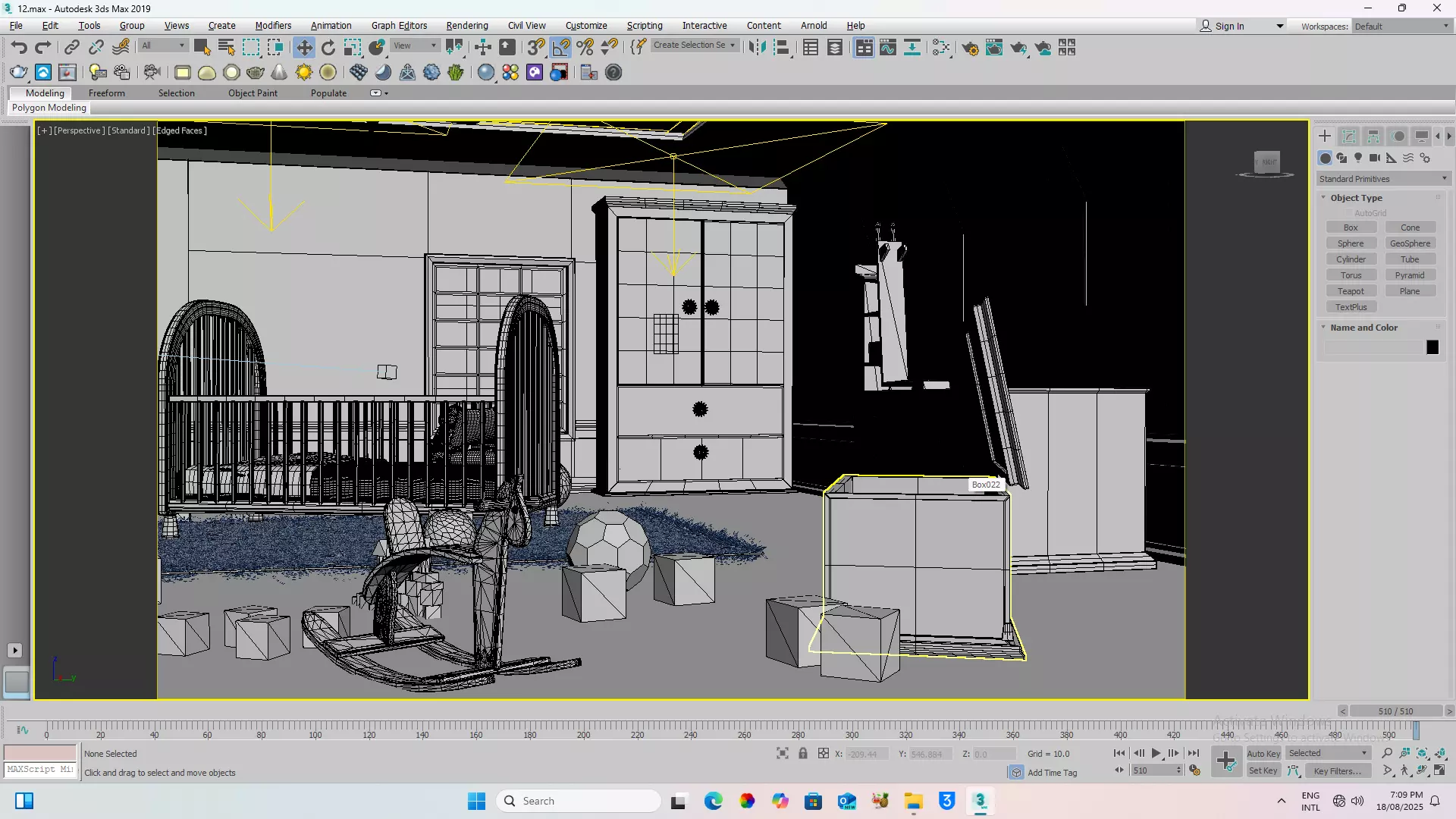 Baby Room 3D model Low-poly 3D model_6