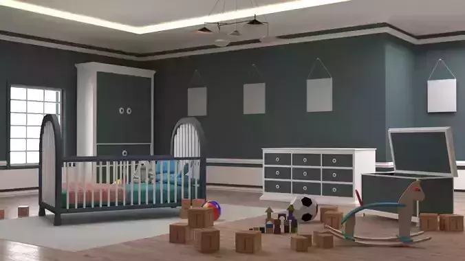 Baby Room 3D model