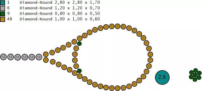 Tennis Racket Pendant 3D print model_2