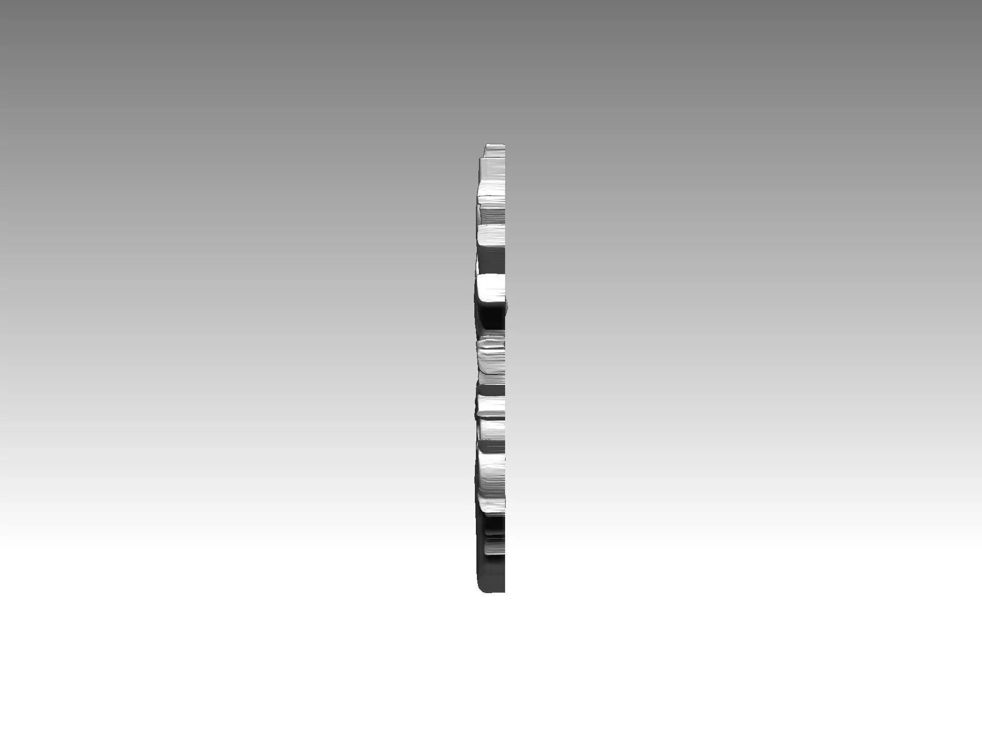 heart cross relief 3D print model_1