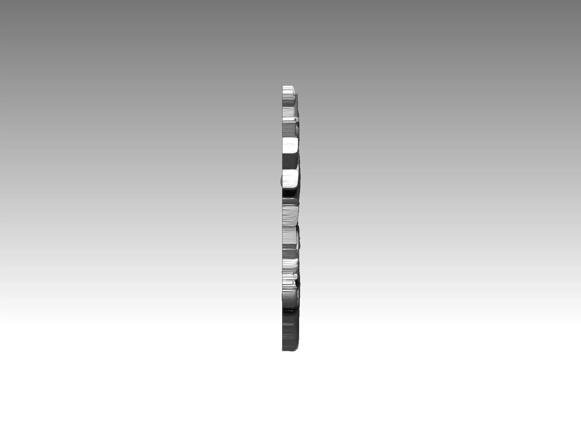 heart cross relief 3D print model_3