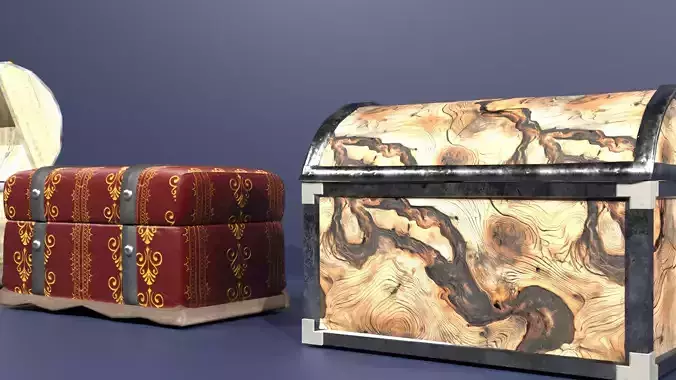 Hand designed verity of small and large chests 