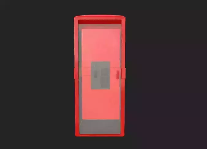 Low Poly Phone Booth
