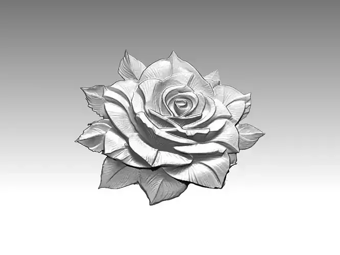 Rose Flower Sculpture