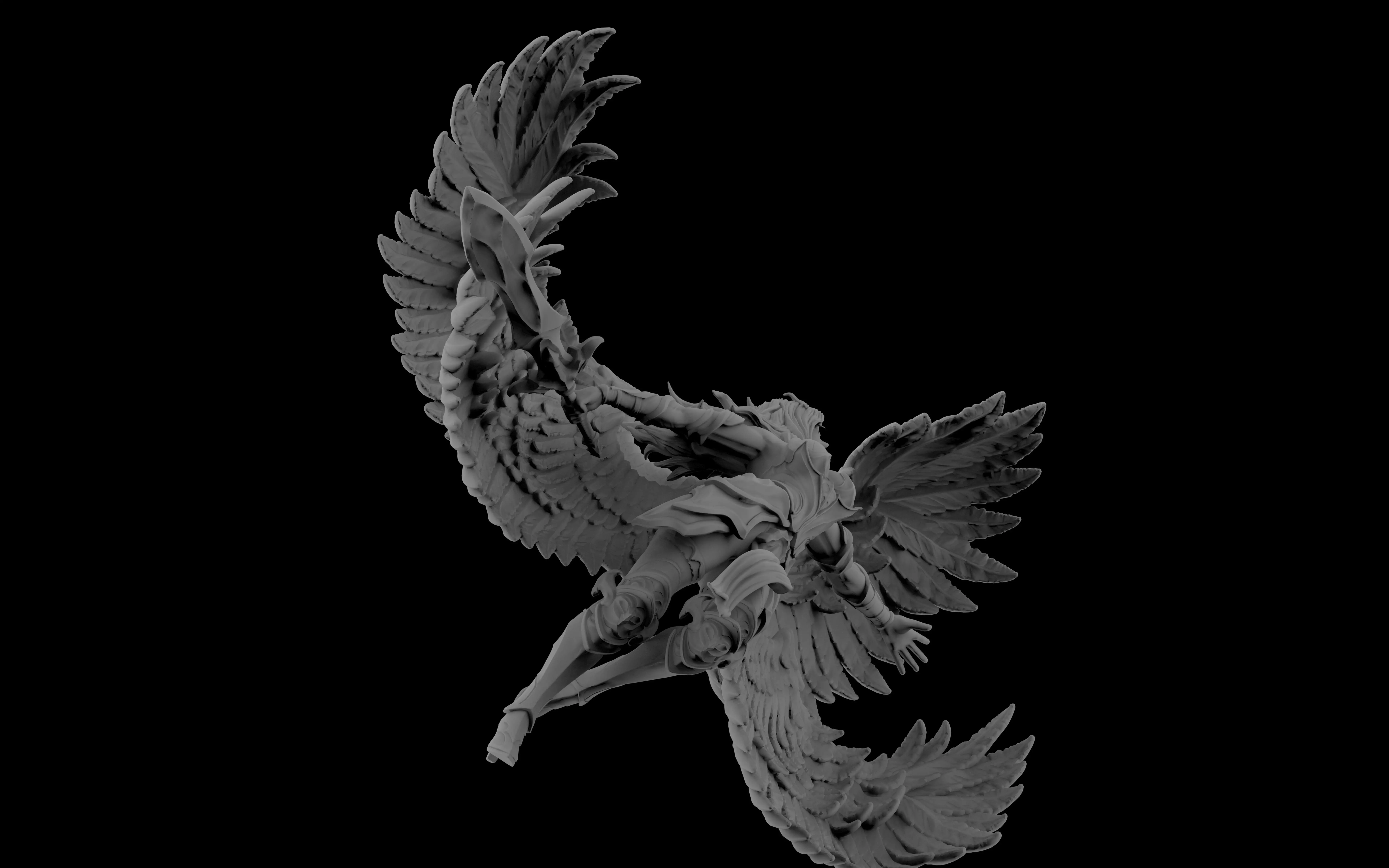 Fantasy Warrior  3d model file for 3d printer 3D print model_3