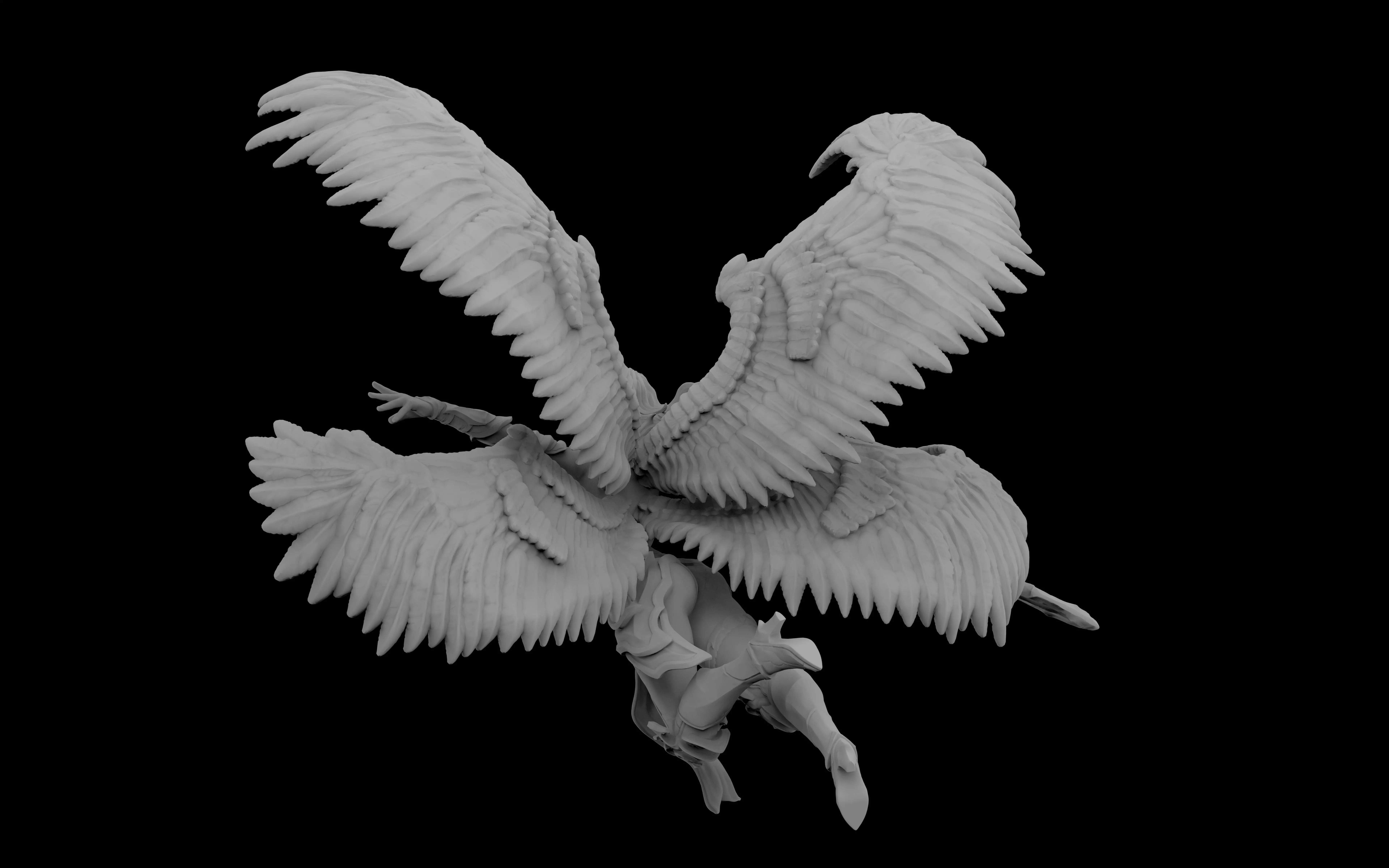 Fantasy Warrior  3d model file for 3d printer 3D print model_4