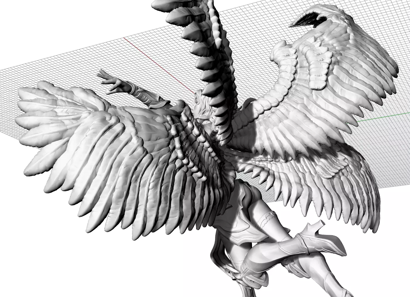 Fantasy Warrior  3d model file for 3d printer 3D print model_11