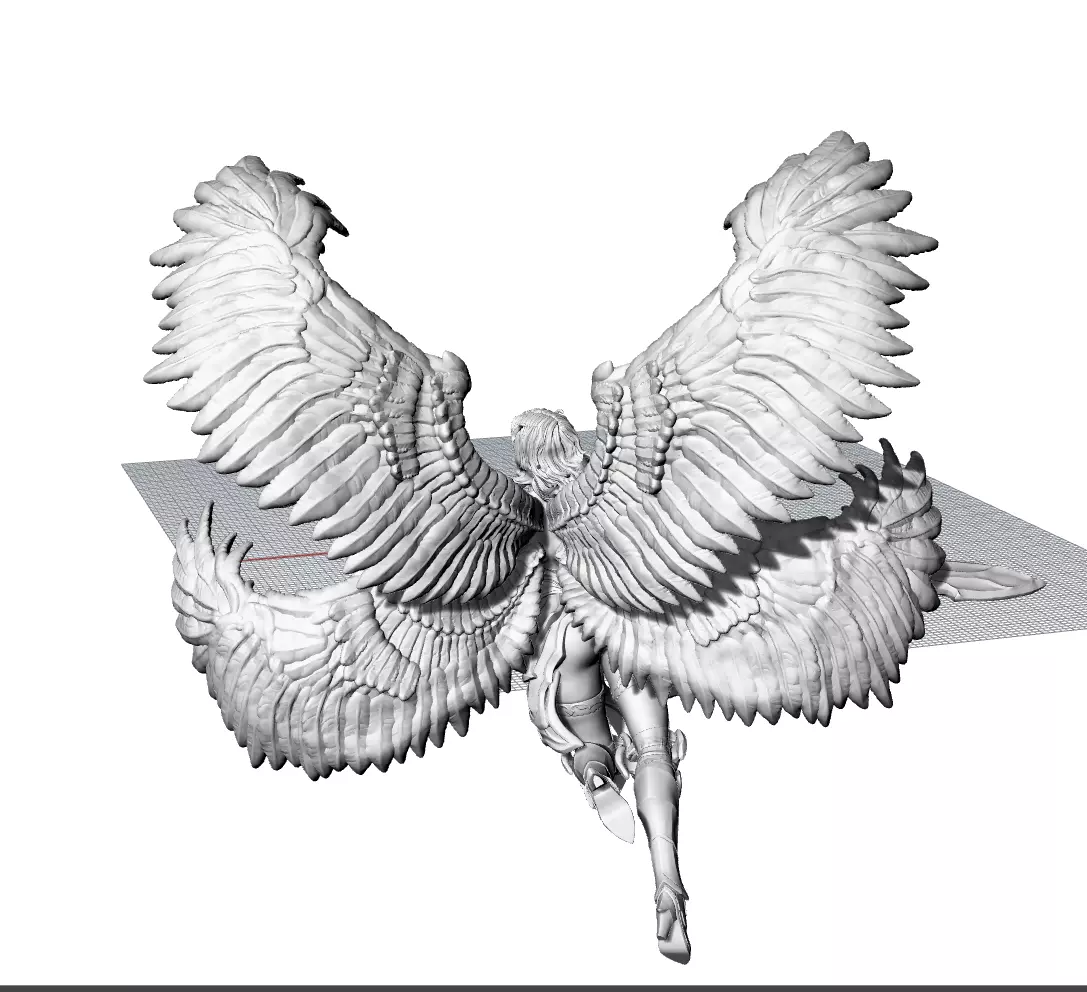 Fantasy Warrior  3d model file for 3d printer 3D print model_16