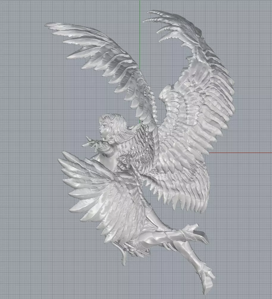 Fantasy Warrior  3d model file for 3d printer 3D print model_8