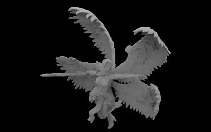 Fantasy Warrior  3d model file for 3d printer