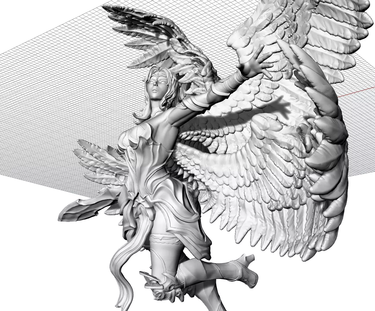 Fantasy Warrior  3d model file for 3d printer 3D print model_12