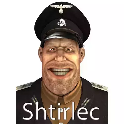 Shtirlec for Unity Low-poly 3D model