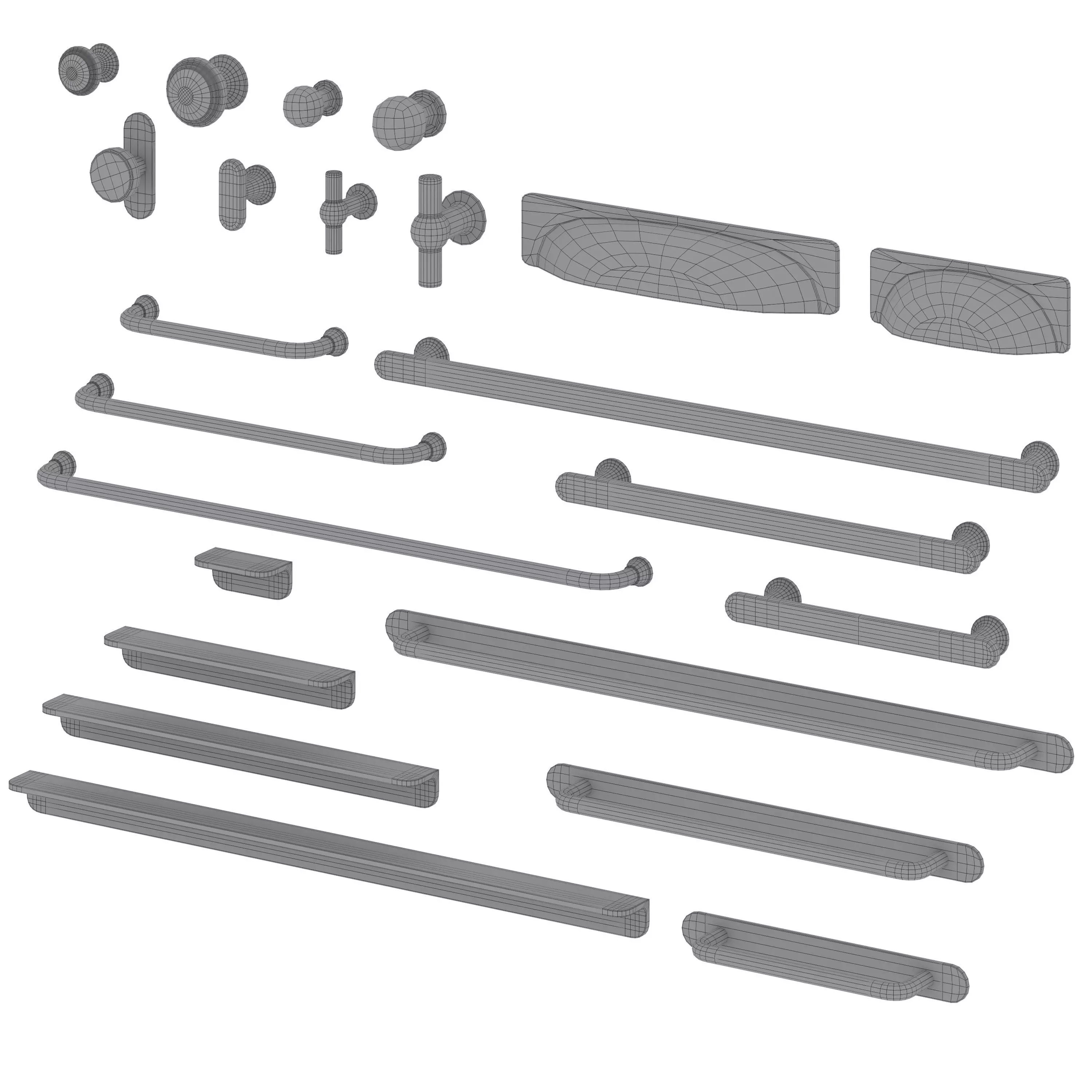 Furniture handles by Corston 3D model_5