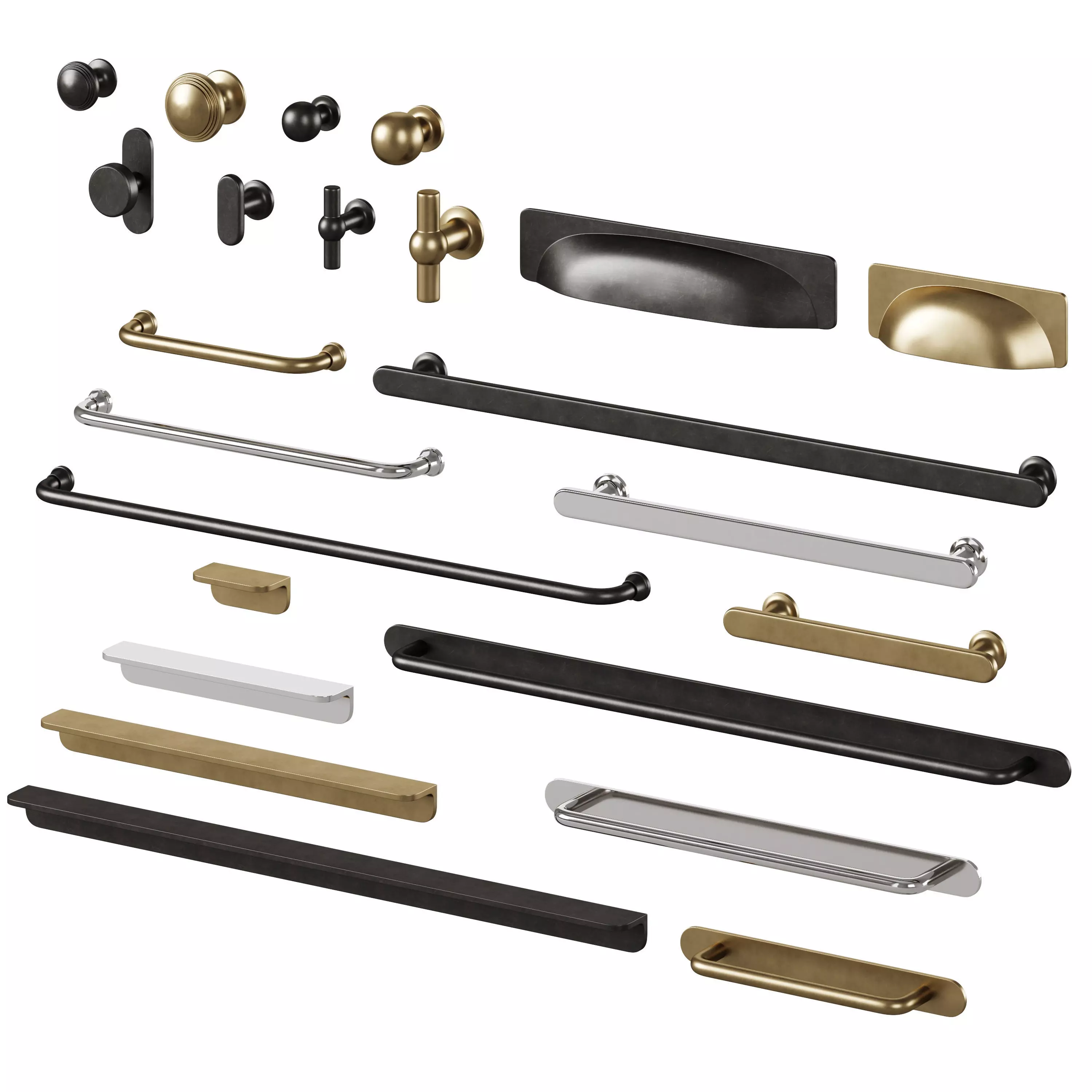 Furniture handles by Corston 3D model_4