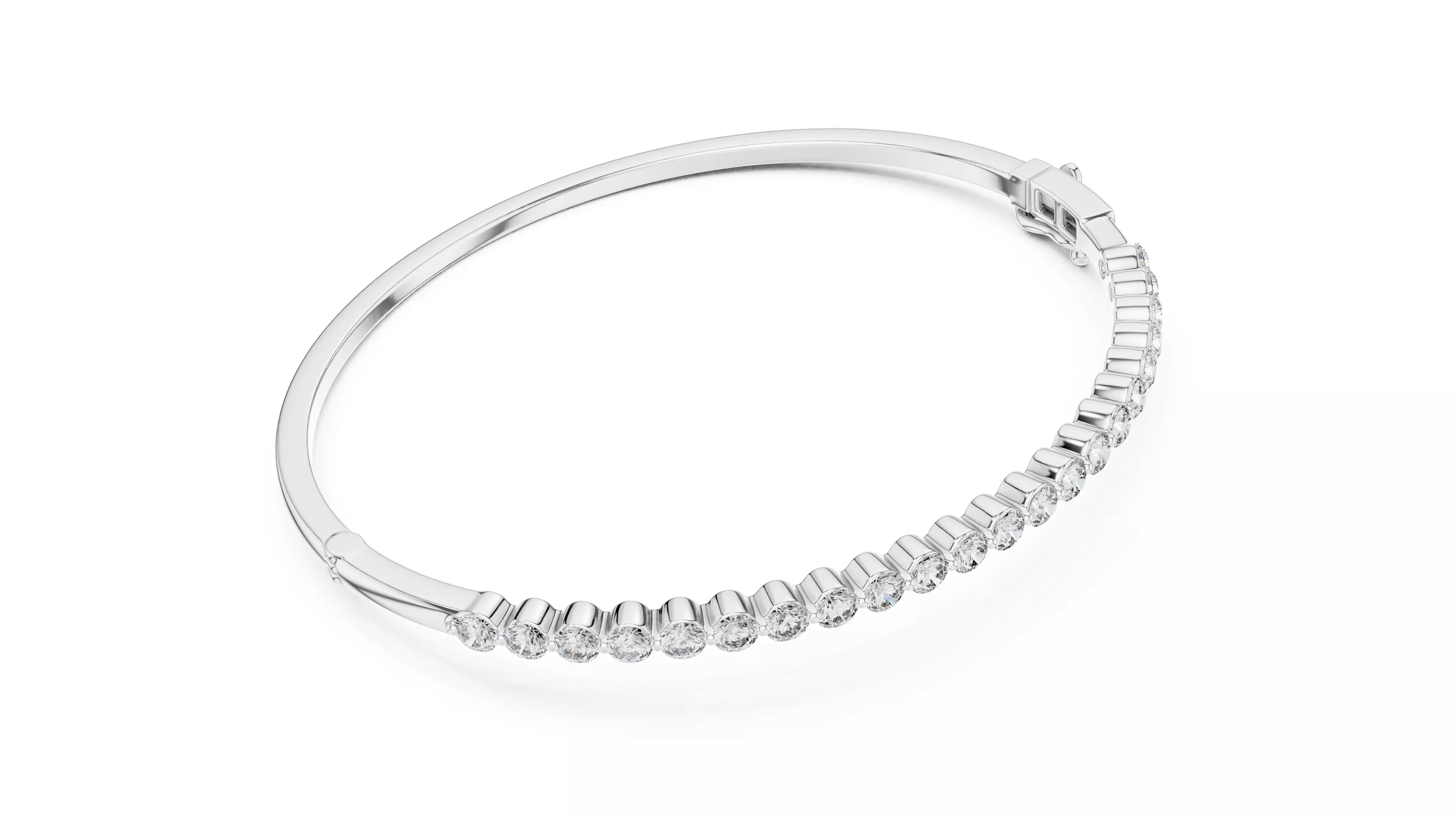 Tennis Bracelet 3dm stl renders Animation video details  3D print model_5