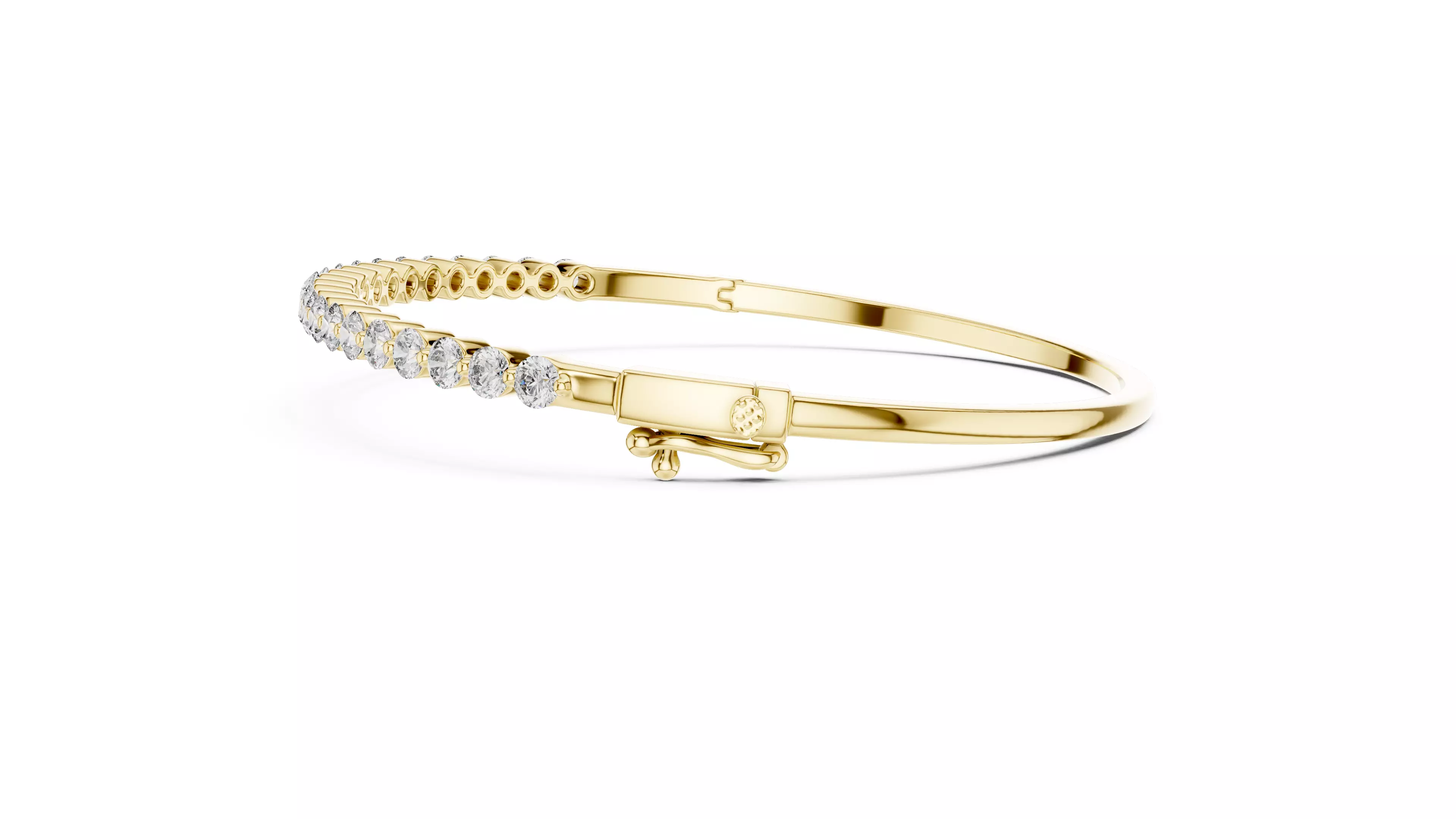 Tennis Bracelet 3dm stl renders Animation video details  3D print model_10