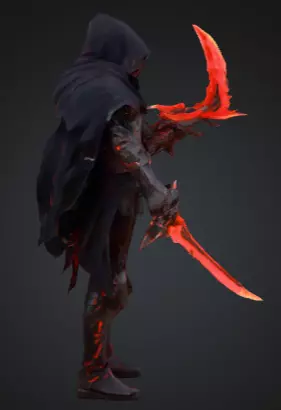 Infernal Warden Low-poly 3D model_3