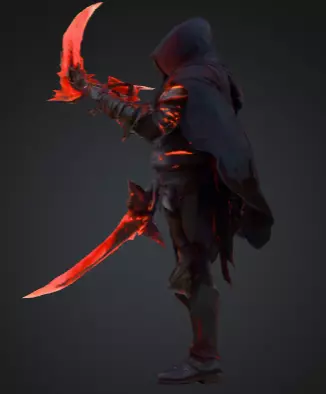 Infernal Warden Low-poly 3D model_1