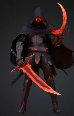 Infernal Warden Low-poly 3D model_0