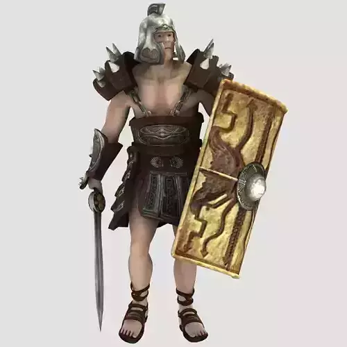 Spartacus for Unity Low-poly 3D model