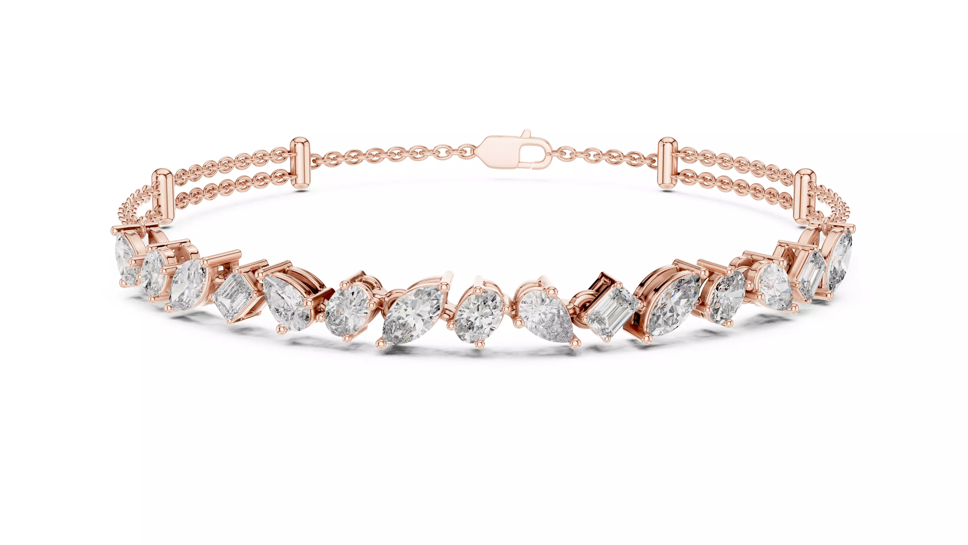 Tennis Bracelet 3dm stl renders Animation video details  3D print model_0