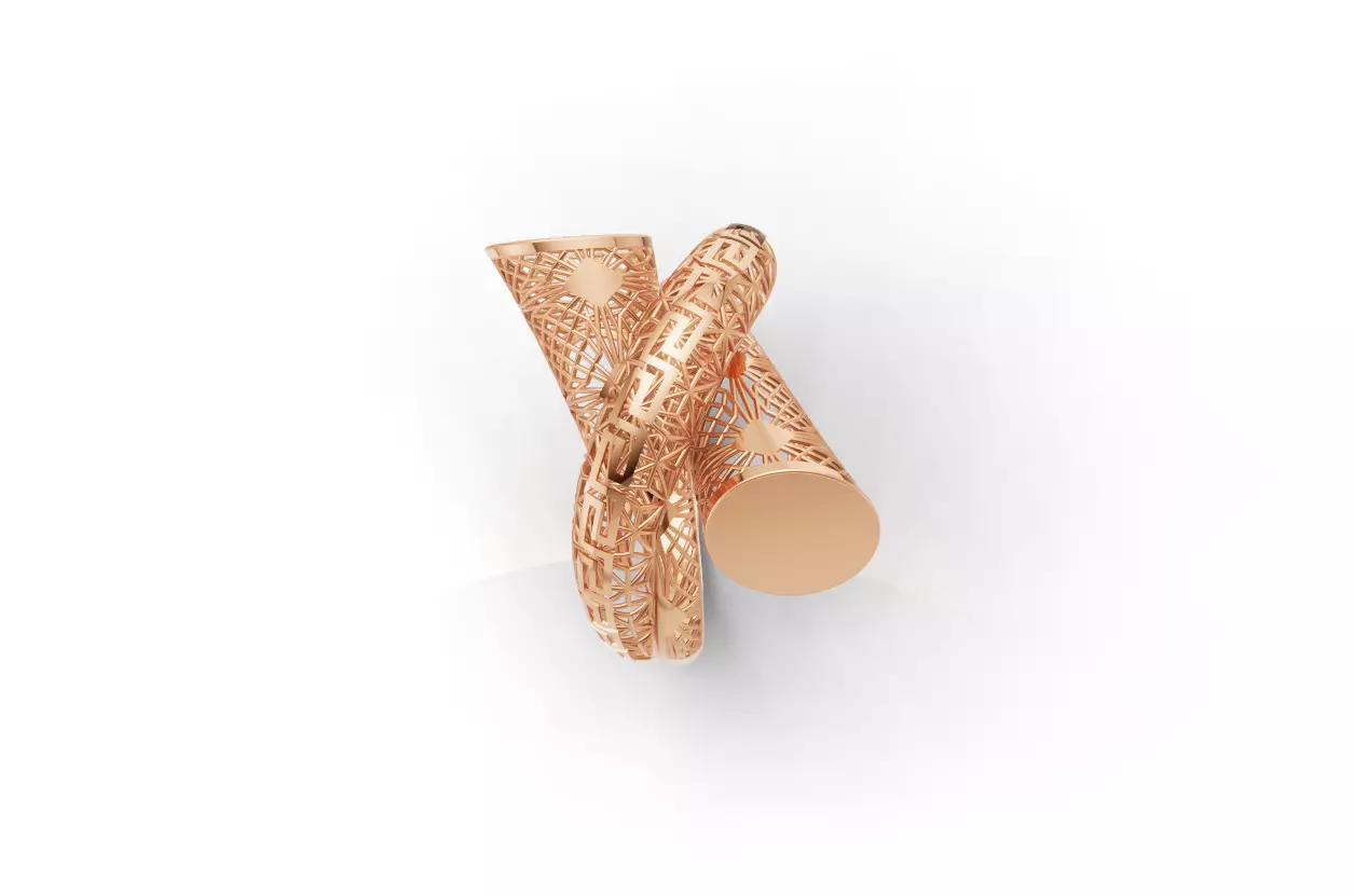 light Turkish ring 3D print model_4