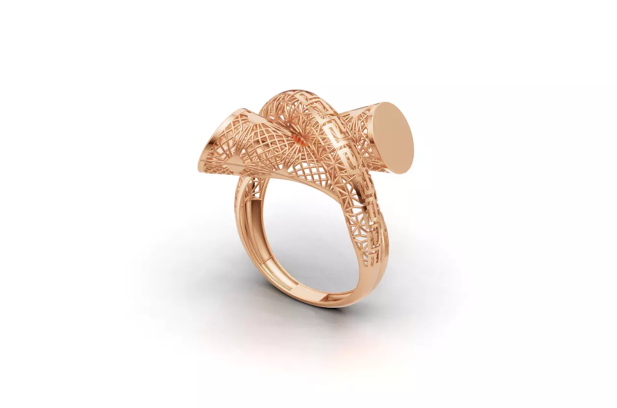 light Turkish ring 3D print model_0