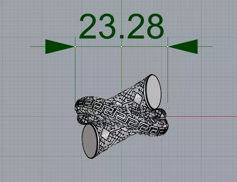 light Turkish ring 3D print model_7