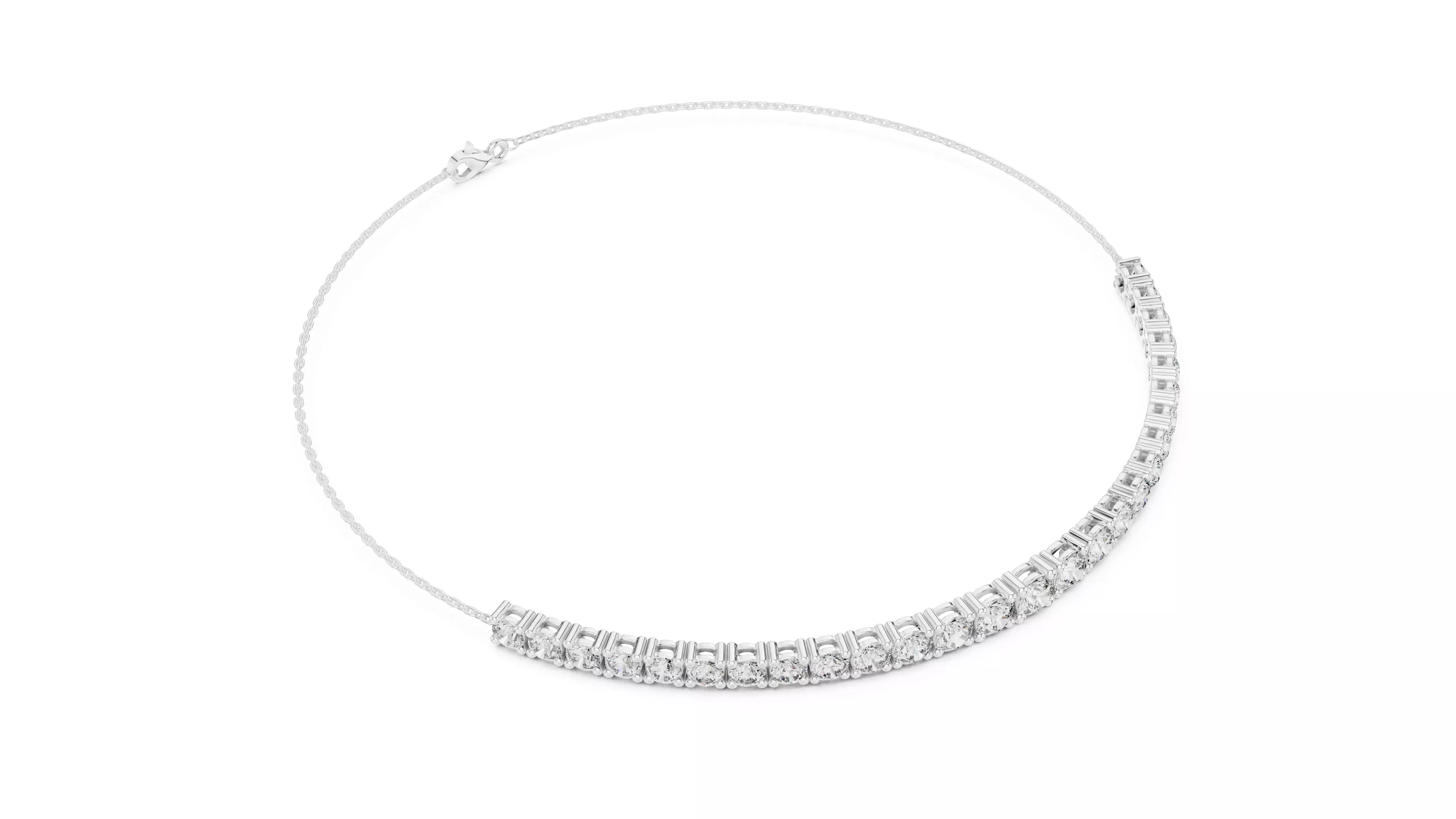 Tennis Bracelet 3dm stl renders Animation video details 3D print model_5