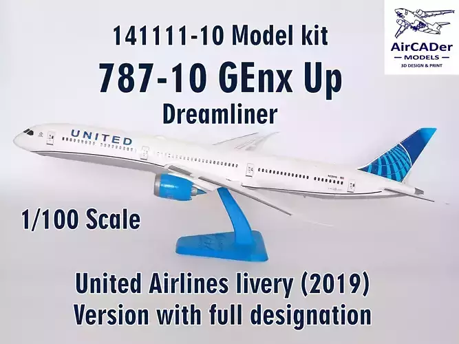 141111-10 Model kit Boeing 787-10 GEnx Up
