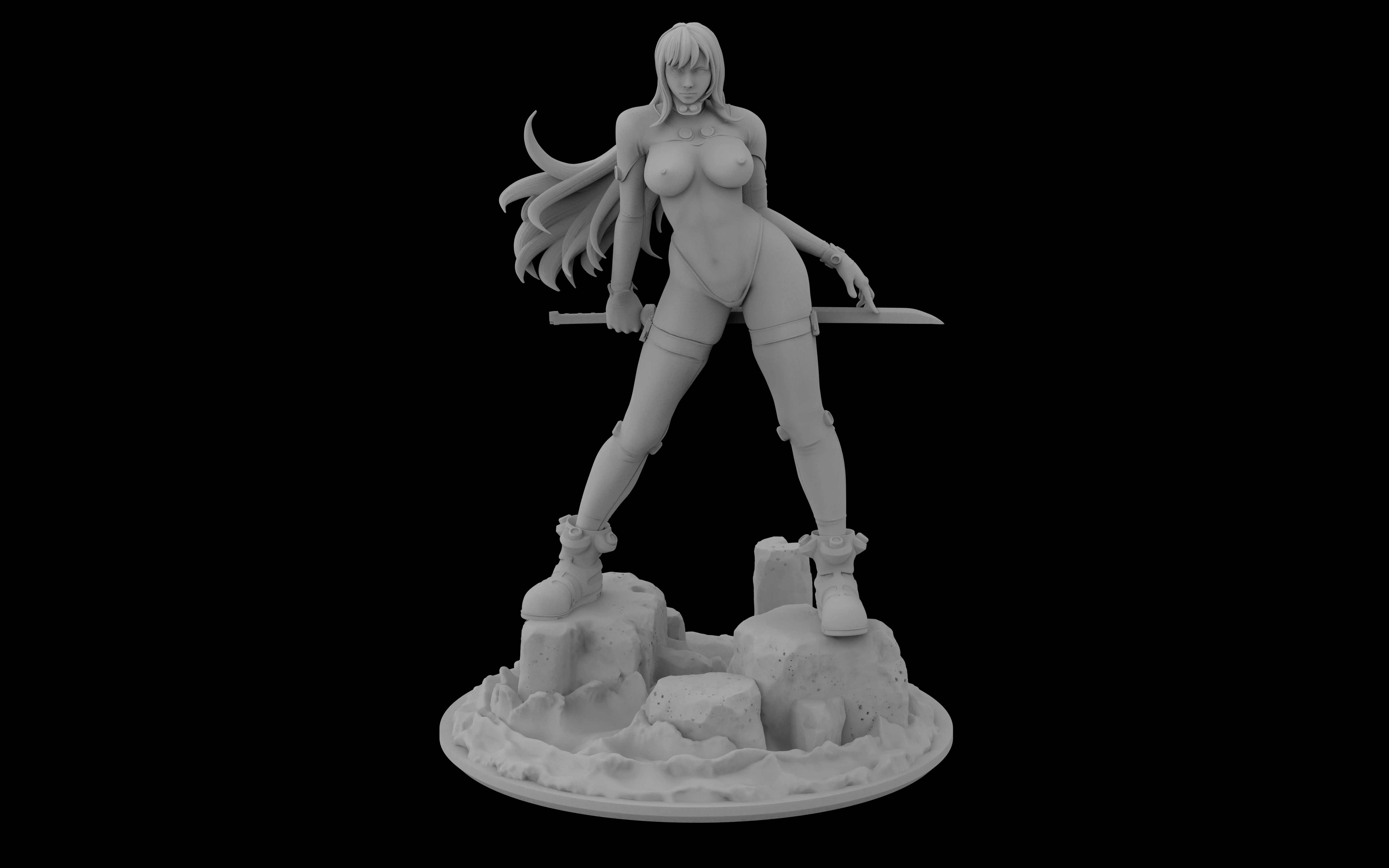 Shadaloo Reika  3d model file for 3d printer 3D print model_1