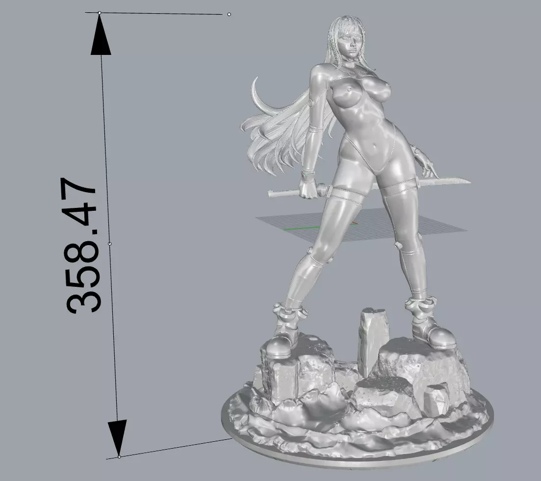 Shadaloo Reika  3d model file for 3d printer 3D print model_7