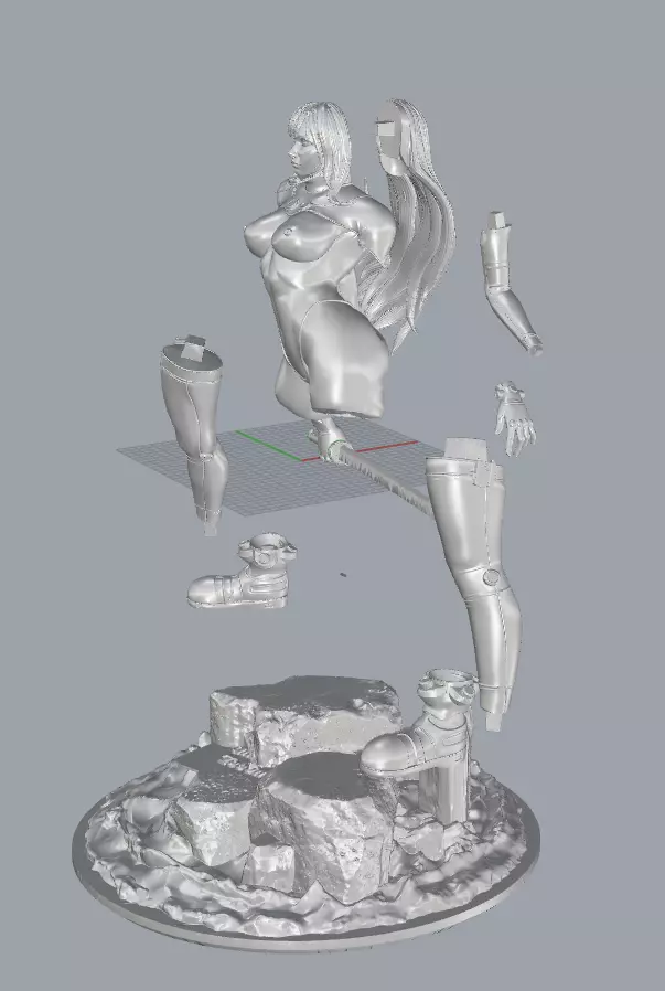 Shadaloo Reika  3d model file for 3d printer 3D print model_11