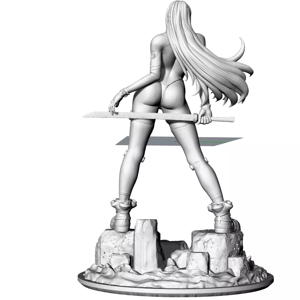 Shadaloo Reika  3d model file for 3d printer 3D print model_9