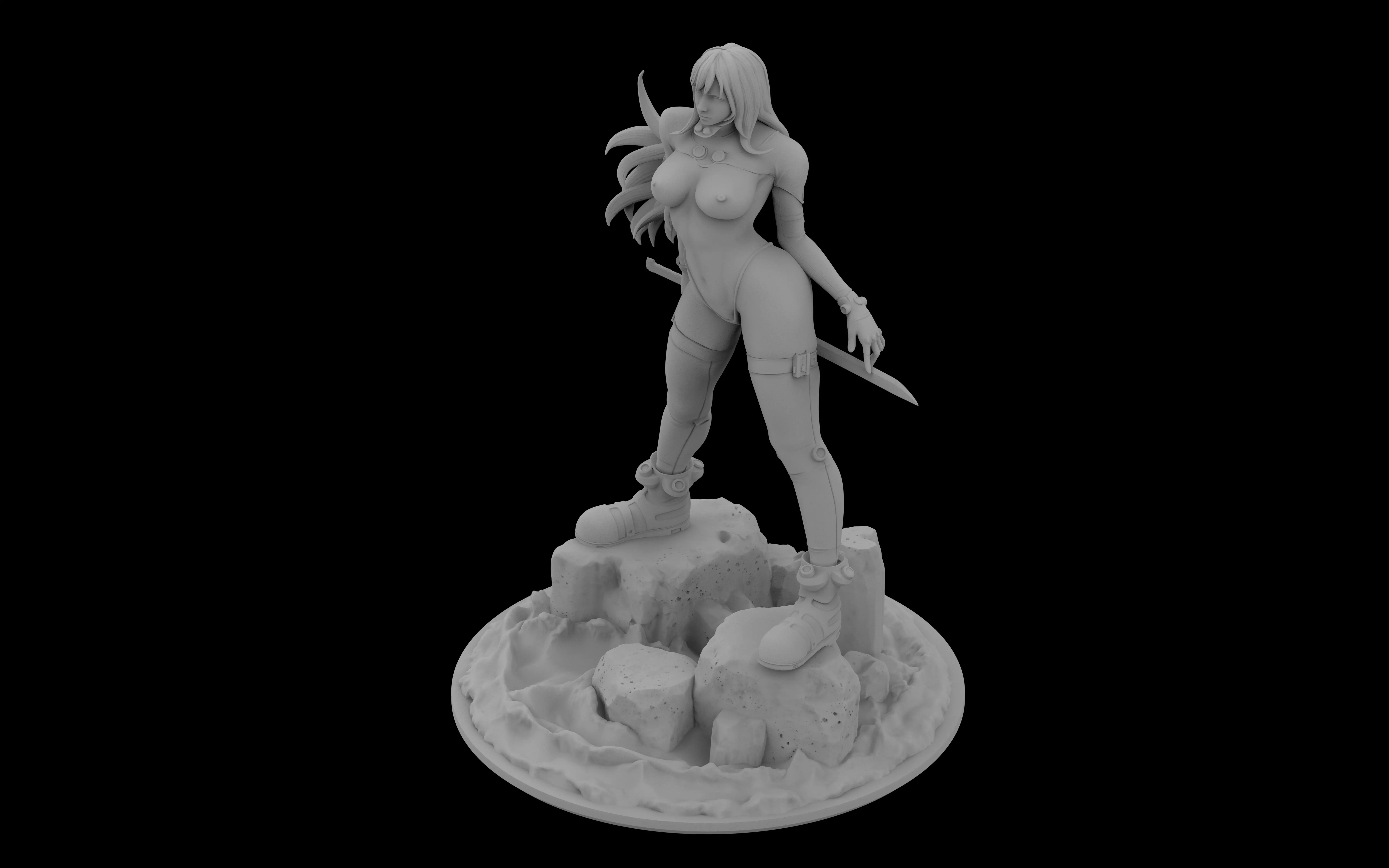 Shadaloo Reika  3d model file for 3d printer 3D print model_0