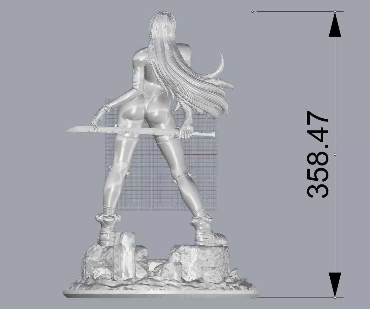 Shadaloo Reika  3d model file for 3d printer 3D print model_6