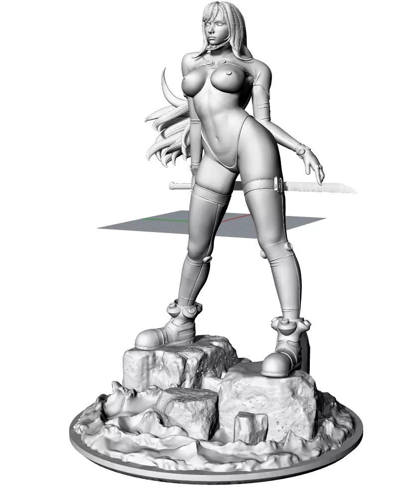 Shadaloo Reika  3d model file for 3d printer 3D print model_8