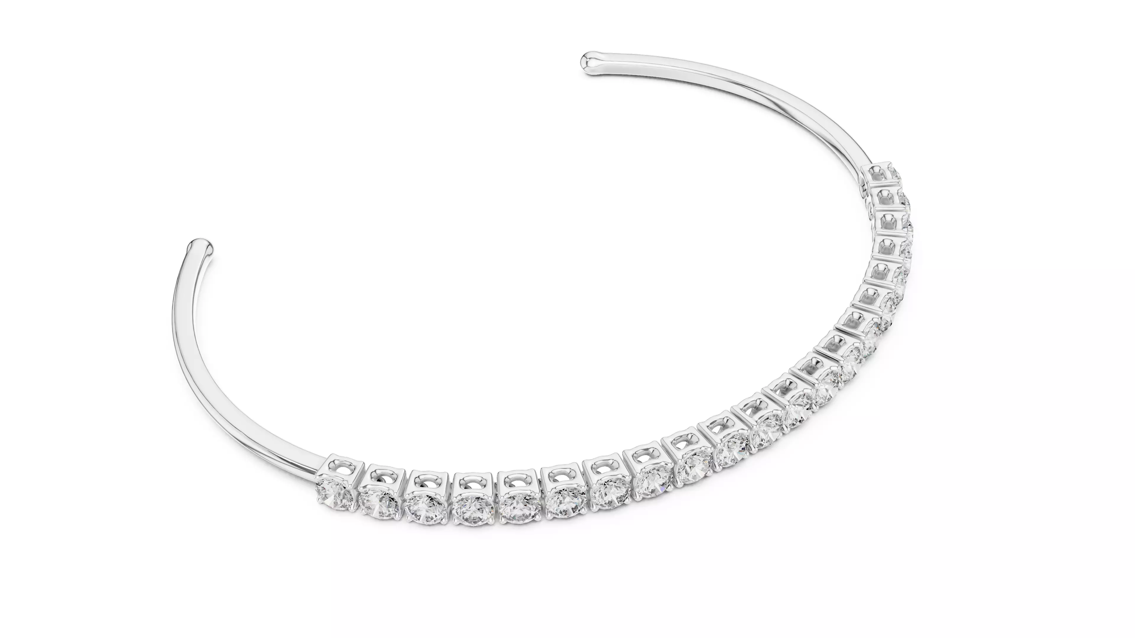 Tennis Bracelet 3dm stl renders Animation video details  3D print model_5