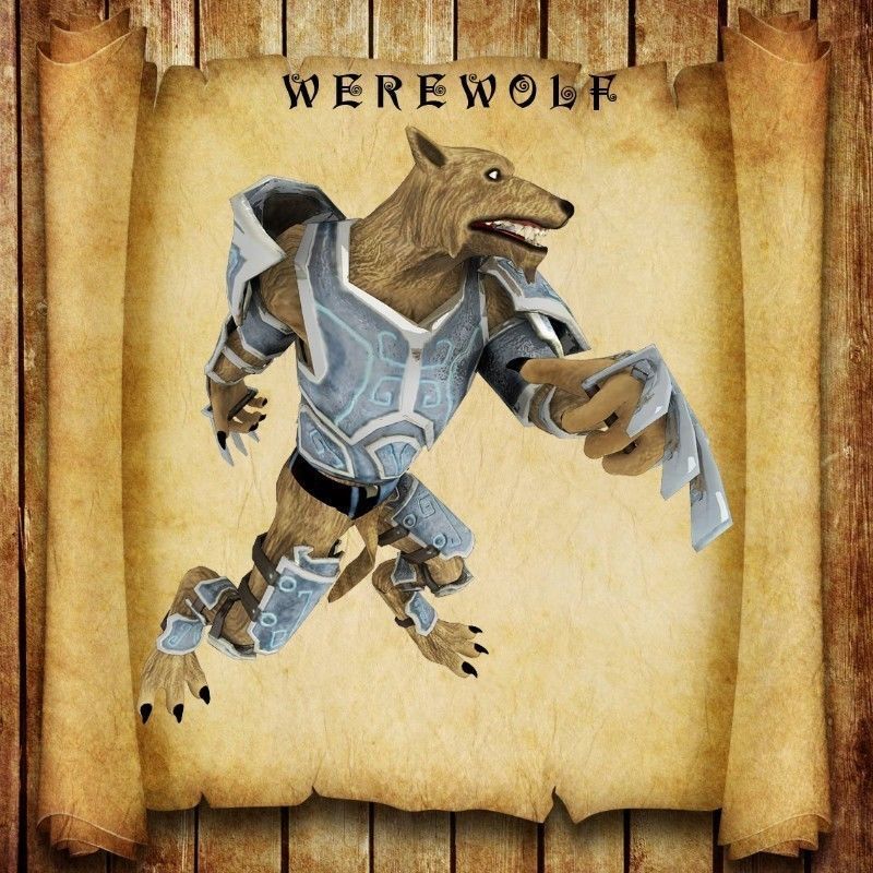 Werewolf for Unity Low-poly 3D model_1