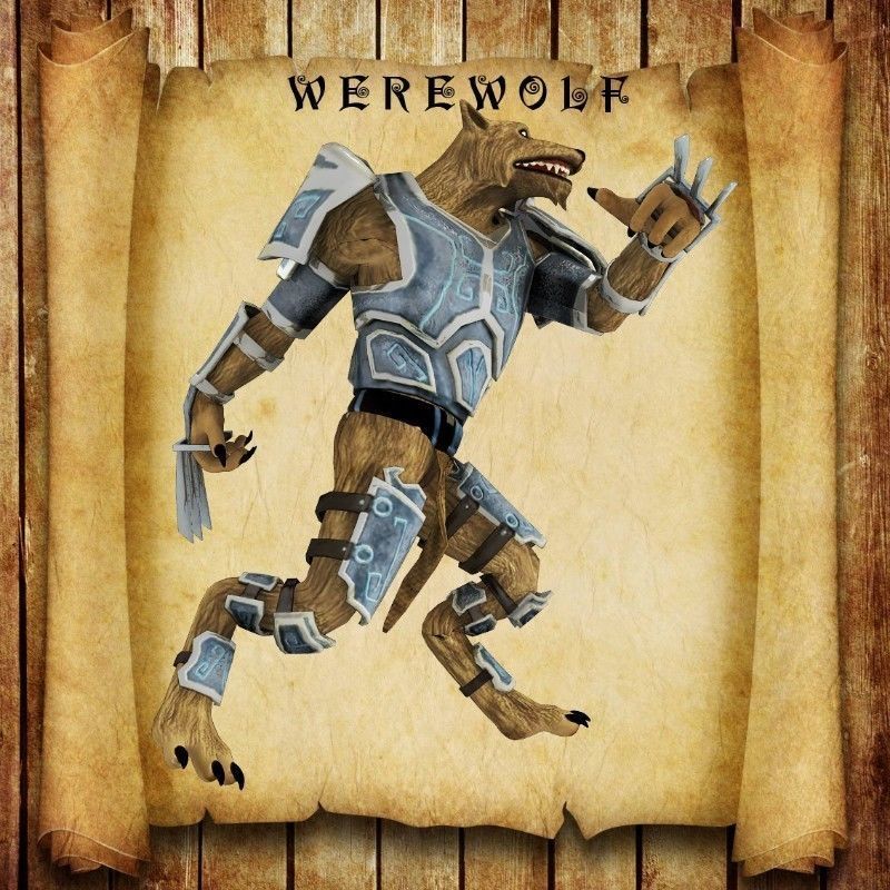 Werewolf for Unity Low-poly 3D model_2