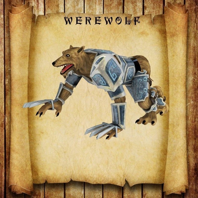 Werewolf for Unity Low-poly 3D model_5