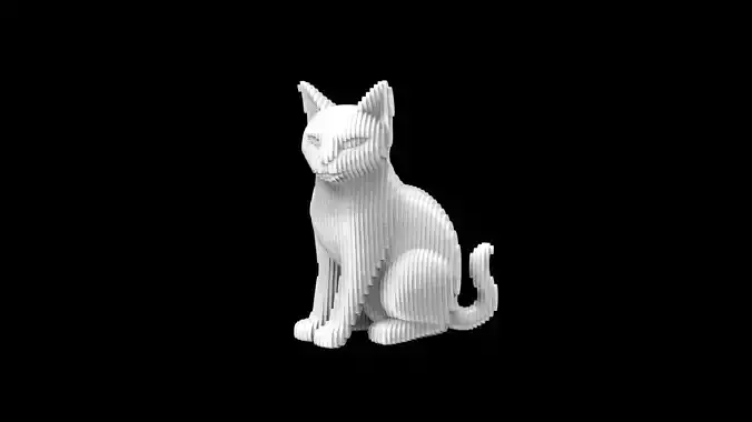Cat Slice Form - parametric - multiLayer