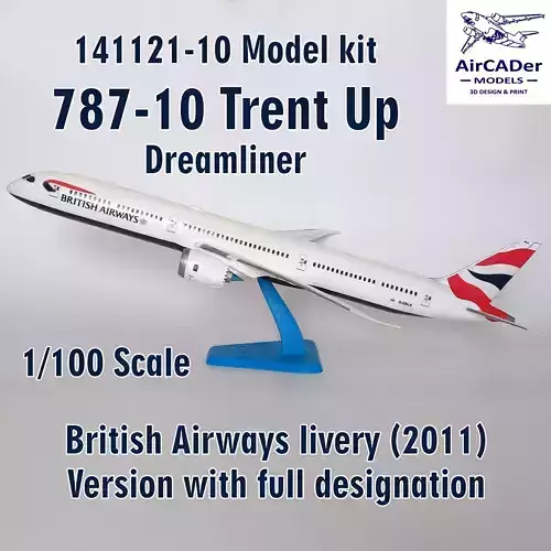 141121-10 Model kit Boeing 787-10 Trent Up