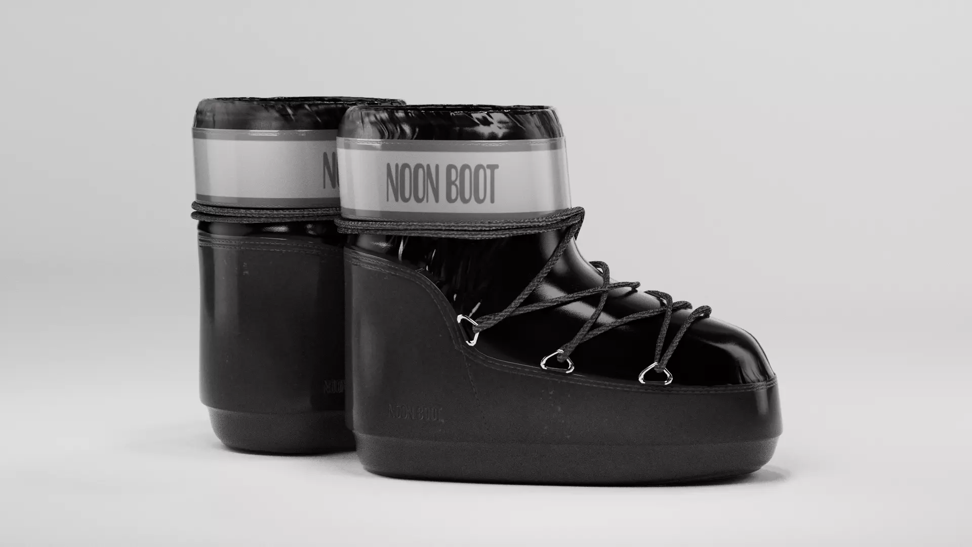 Leather shoes pack Low-poly 3D model_11