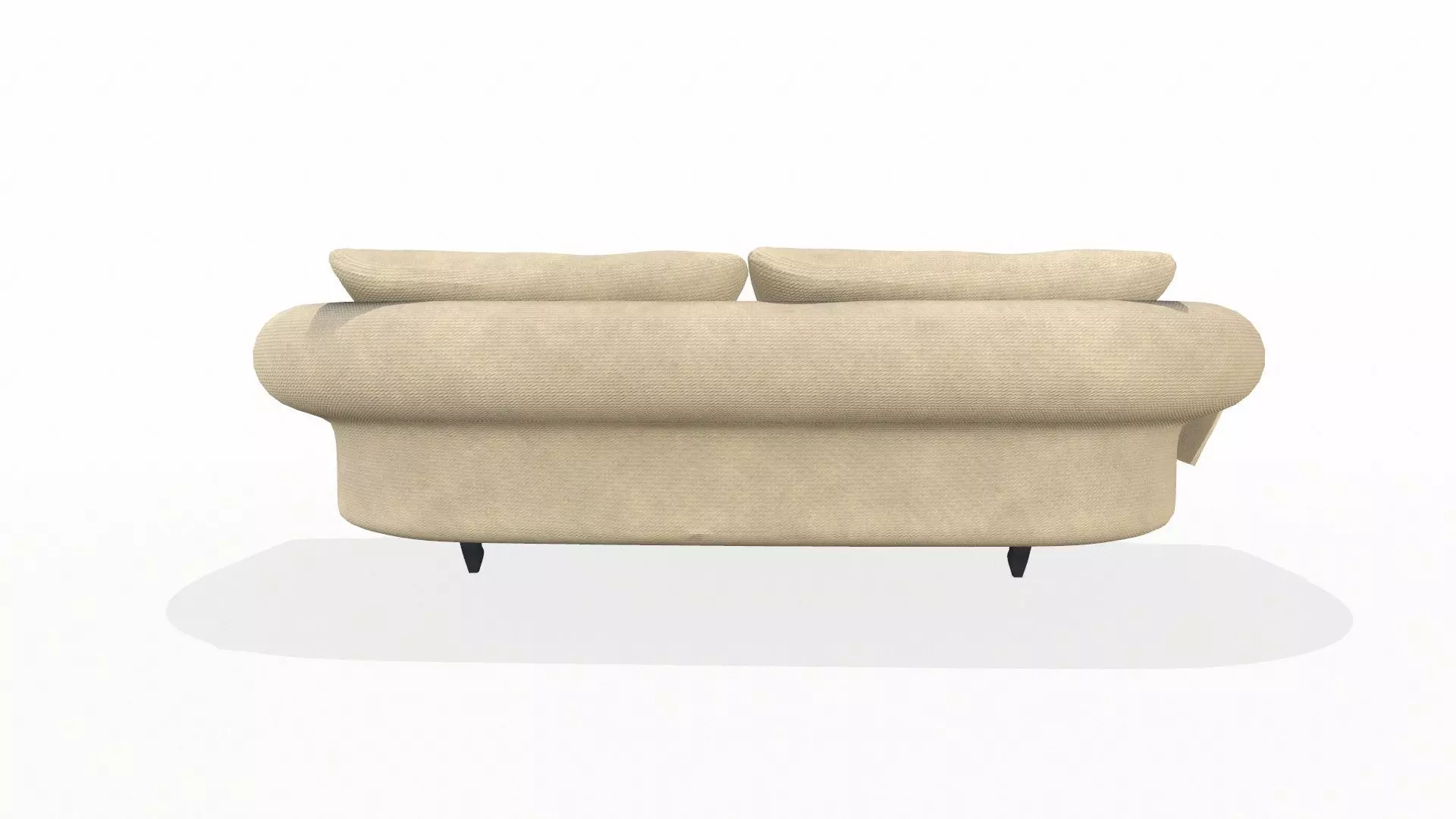 Fabric Sofa PBR Textured Low-poly 3D model_6