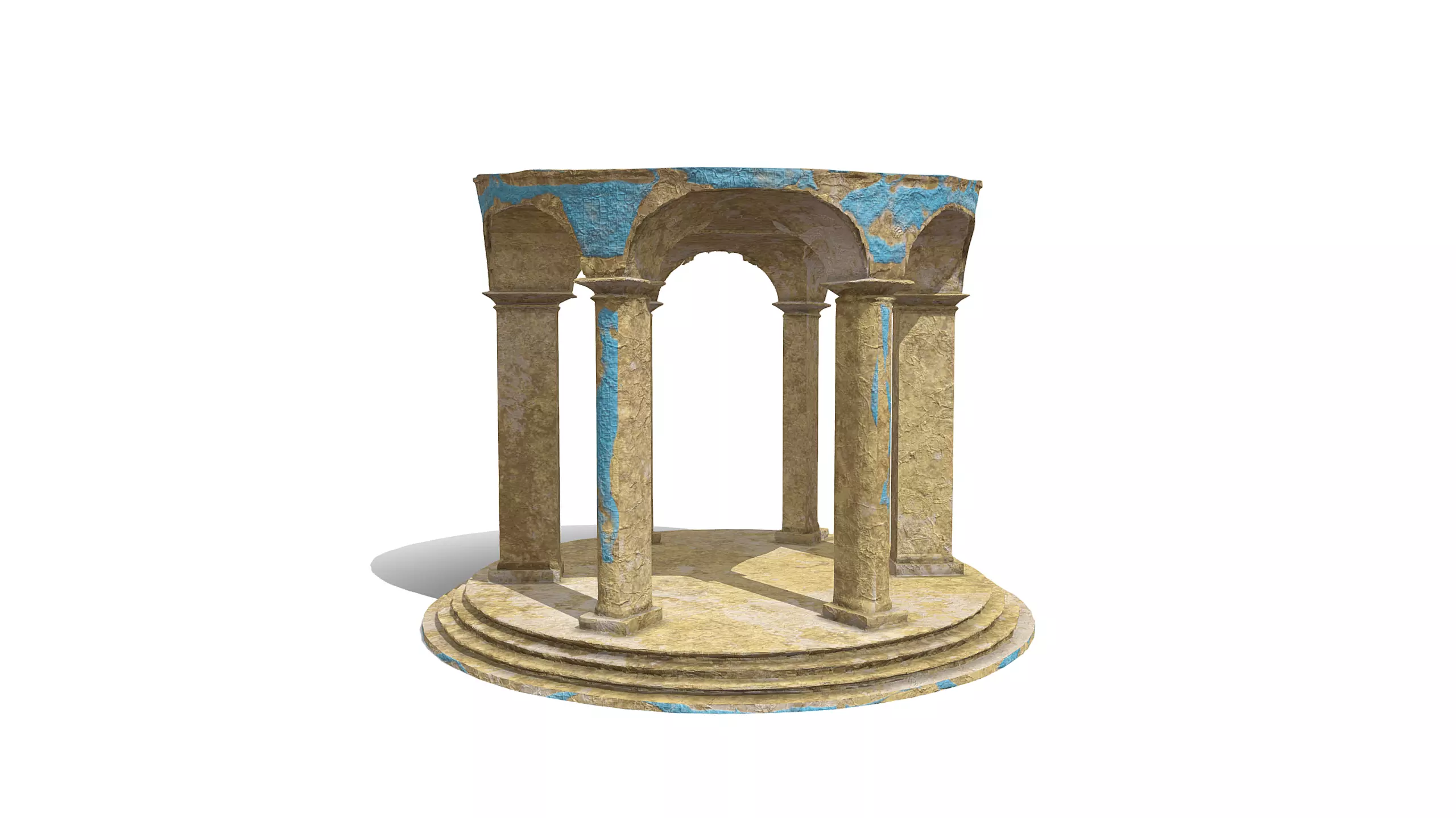 Mythological Ancient Shrine 3D Model 3D model