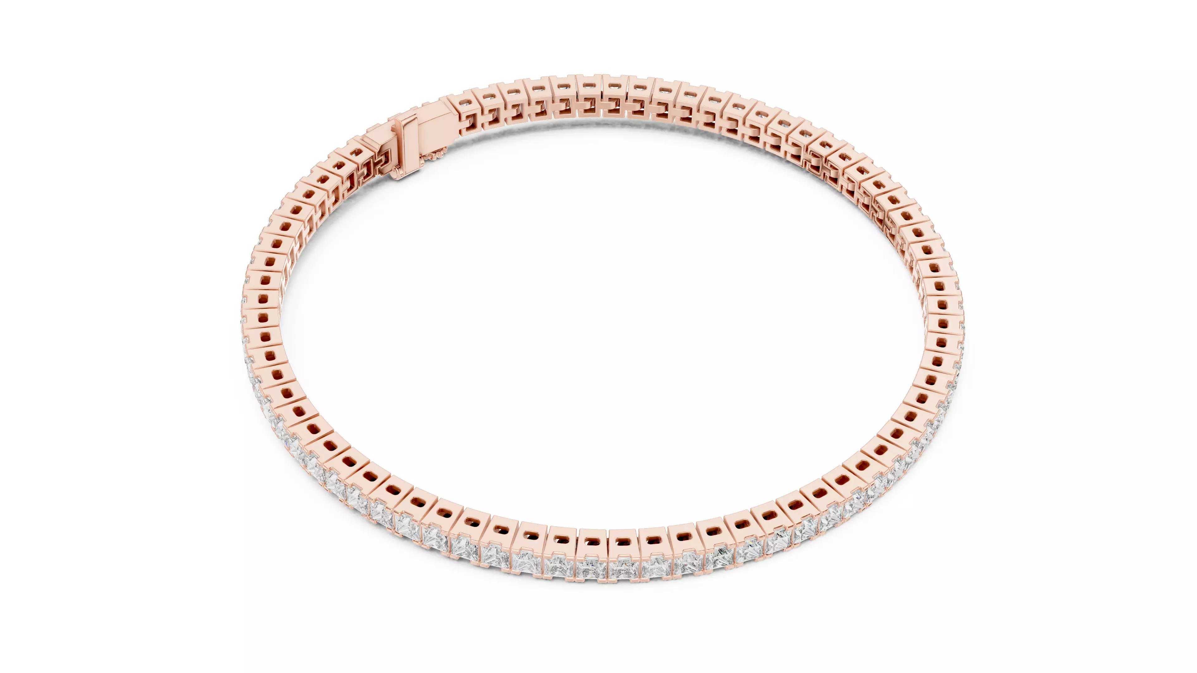 Tennis Bracelet 3dm stl renders Animation video details  3D print model_2