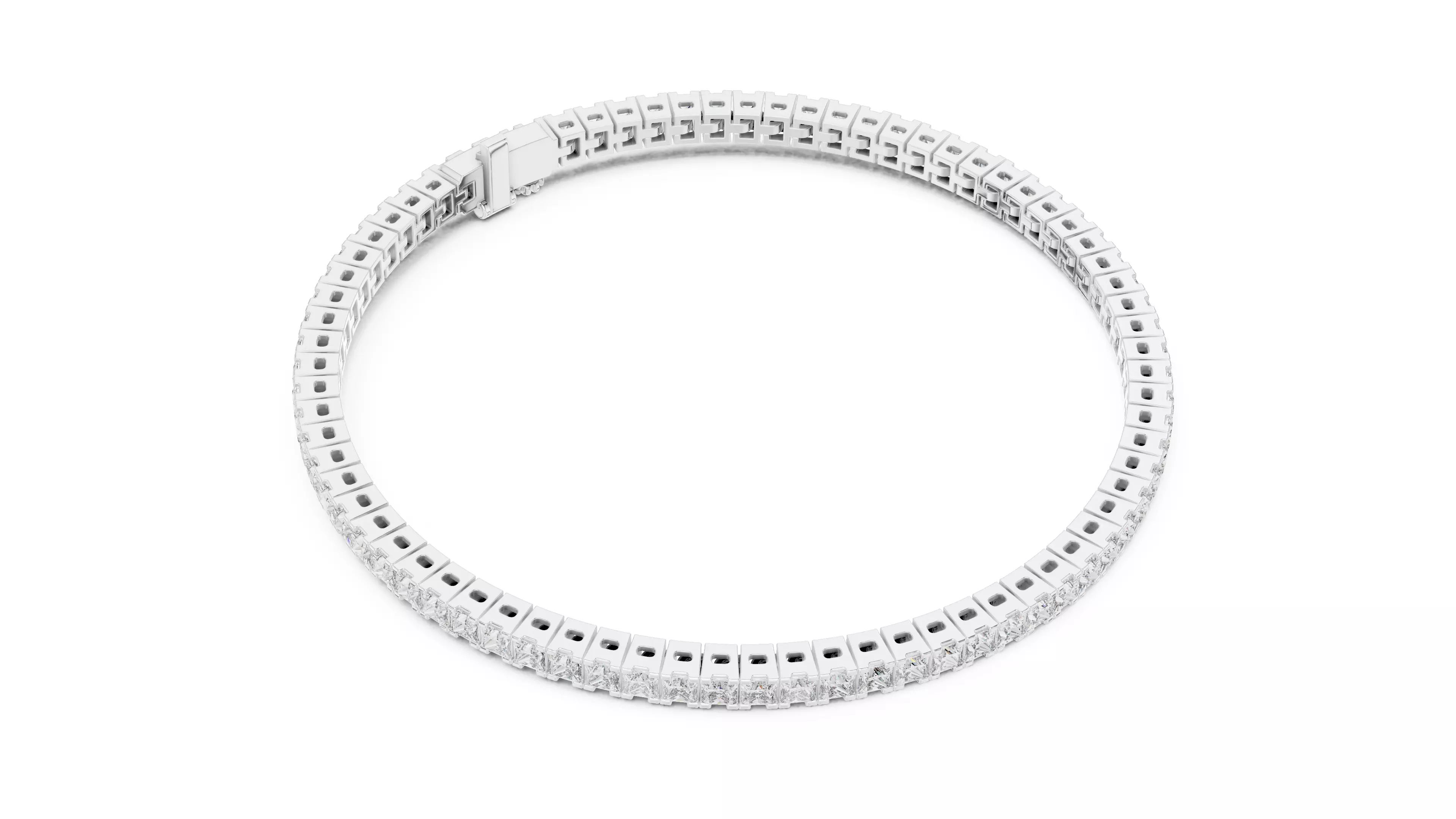 Tennis Bracelet 3dm stl renders Animation video details  3D print model_5