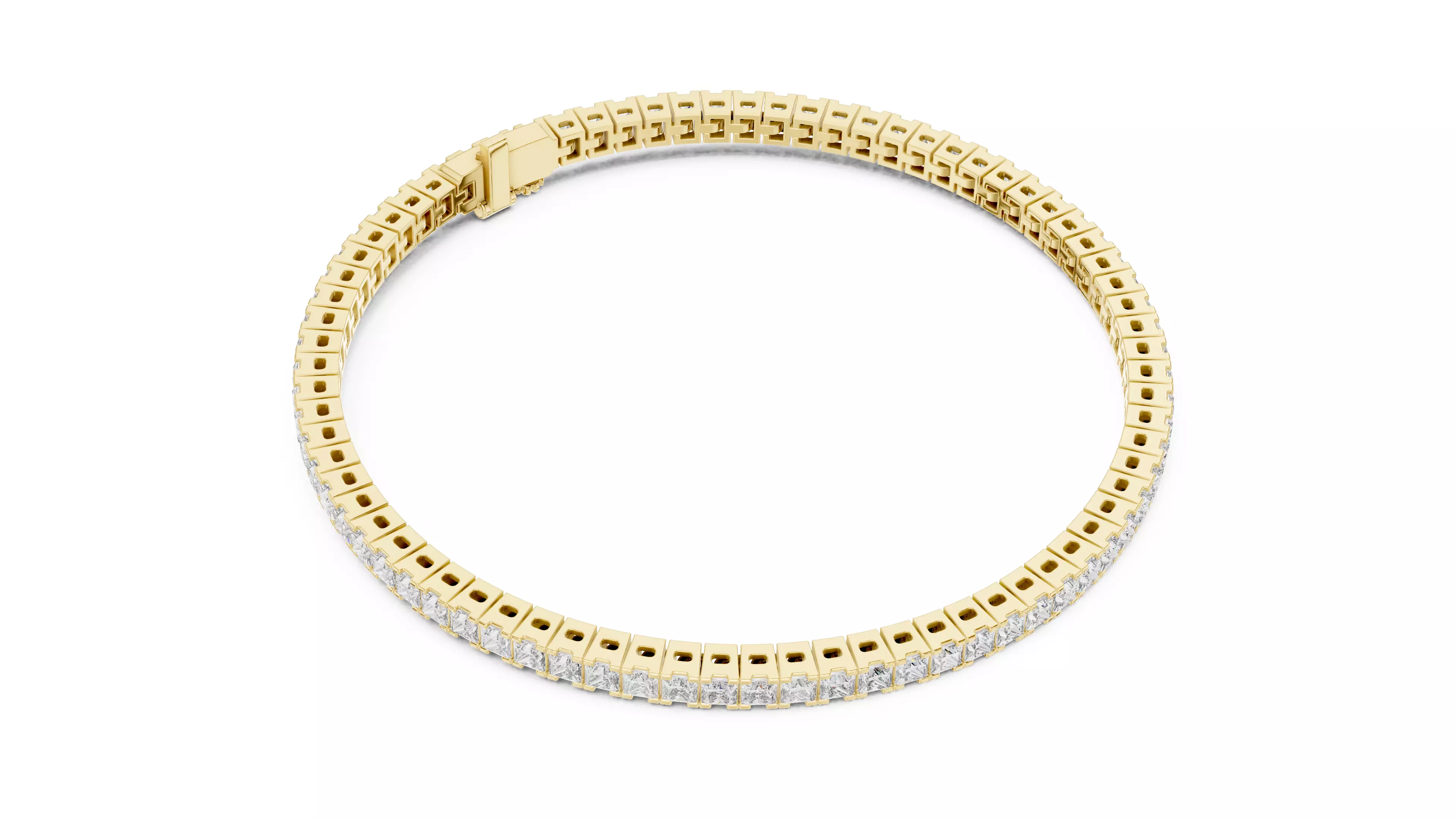 Tennis Bracelet 3dm stl renders Animation video details  3D print model_9